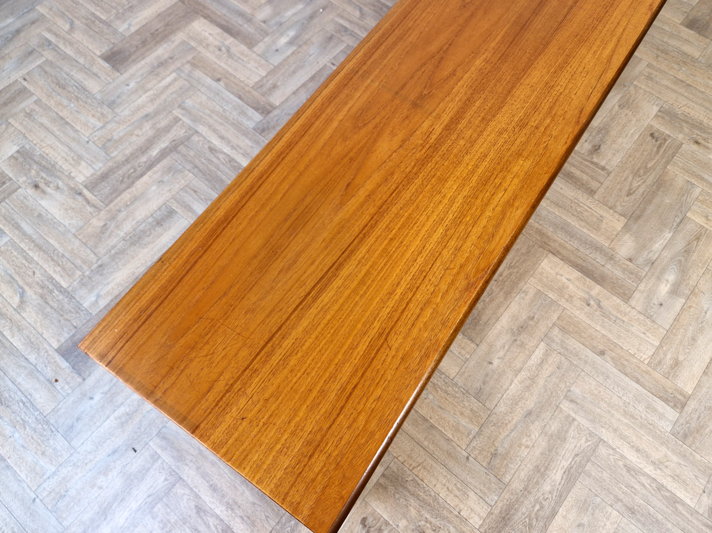 Meredew Vintage Mid Century Danish Design Medium Teak Long Sideboard Buffet Credenza