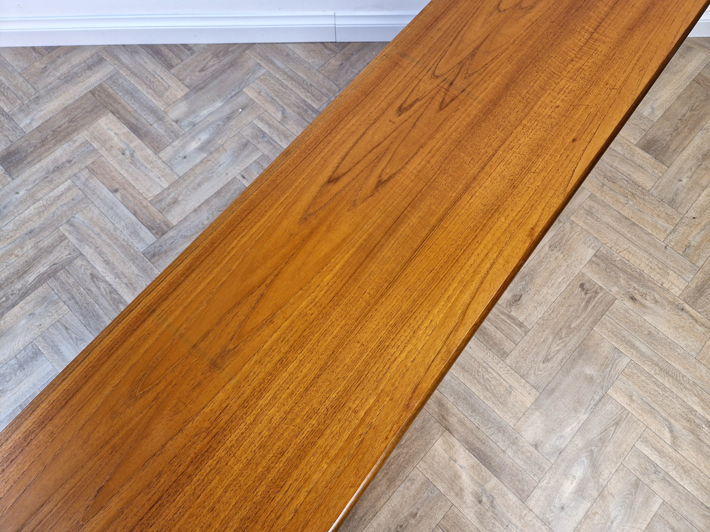 Meredew Vintage Mid Century Danish Design Medium Teak Long Sideboard Buffet Credenza