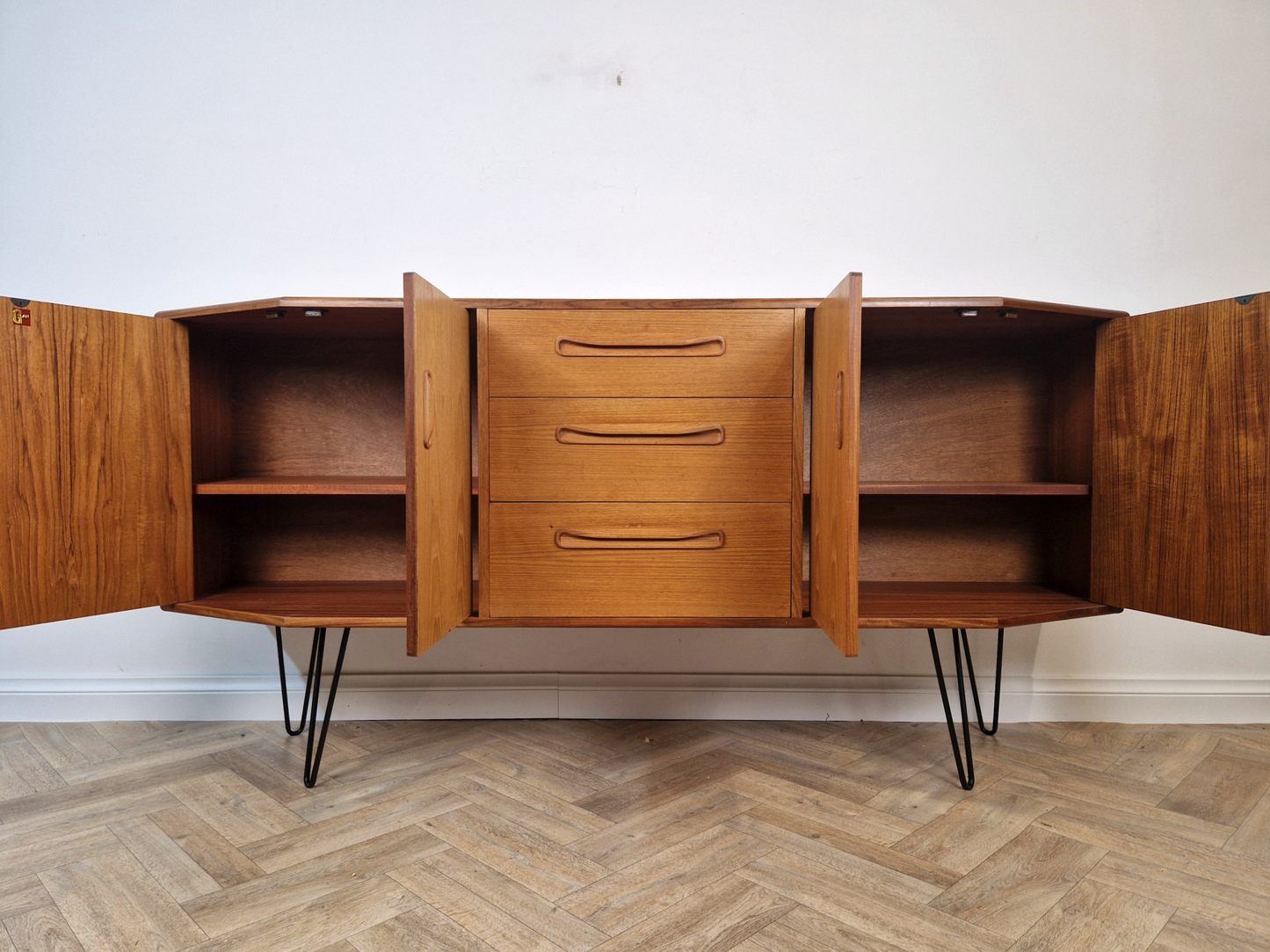 G Plan Fresco Vintage Mid Century Danish Design Medium Teak Sideboard Credenza