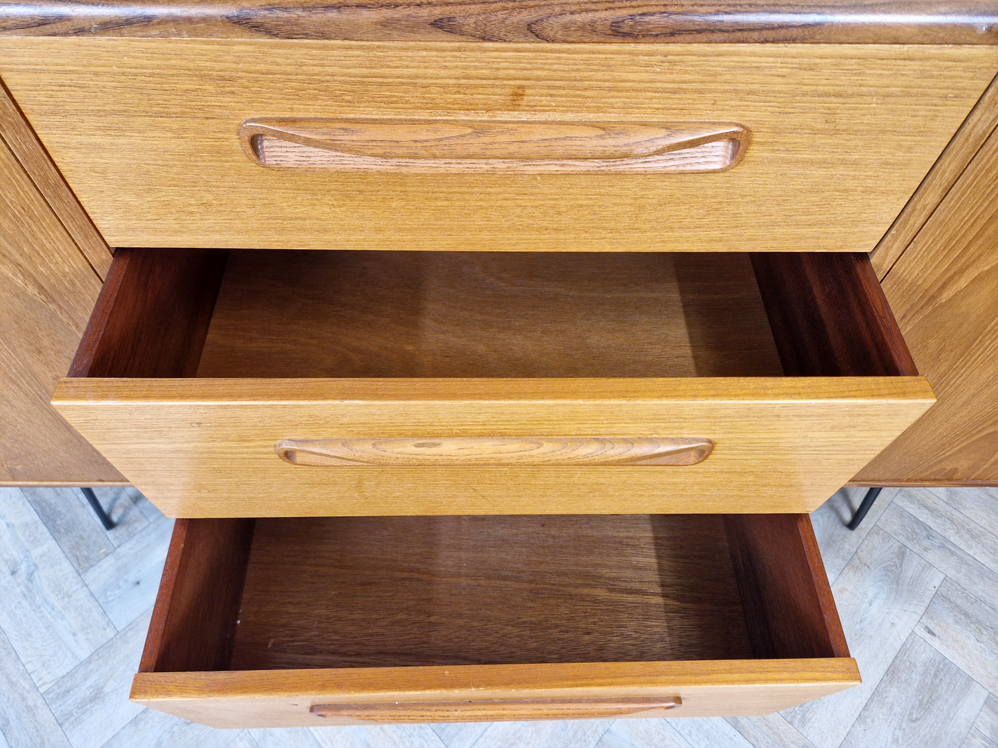 G Plan Fresco Vintage Mid Century Danish Design Medium Teak Sideboard Credenza