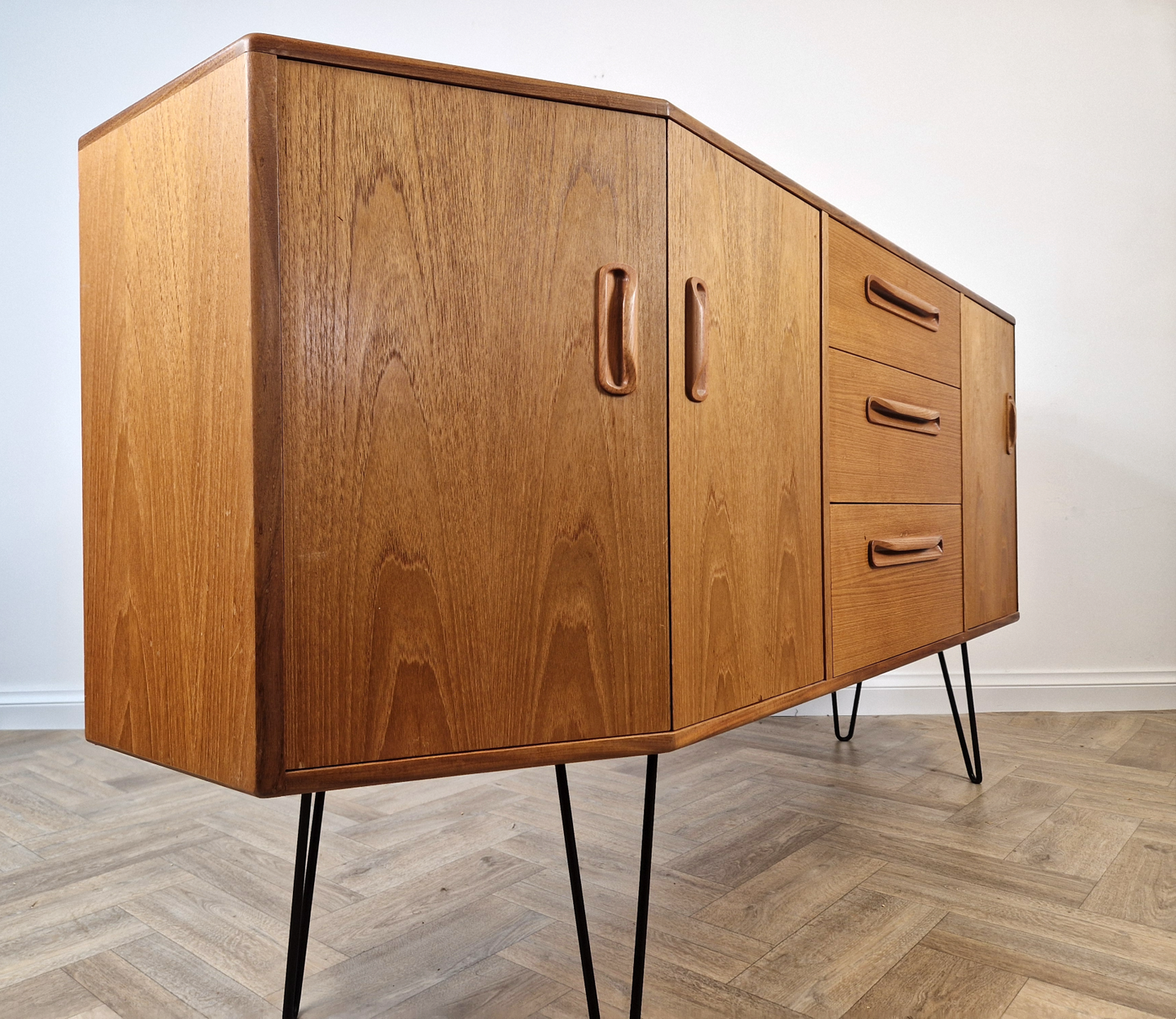 G Plan Fresco Vintage Mid Century Danish Design Medium Teak Sideboard Credenza
