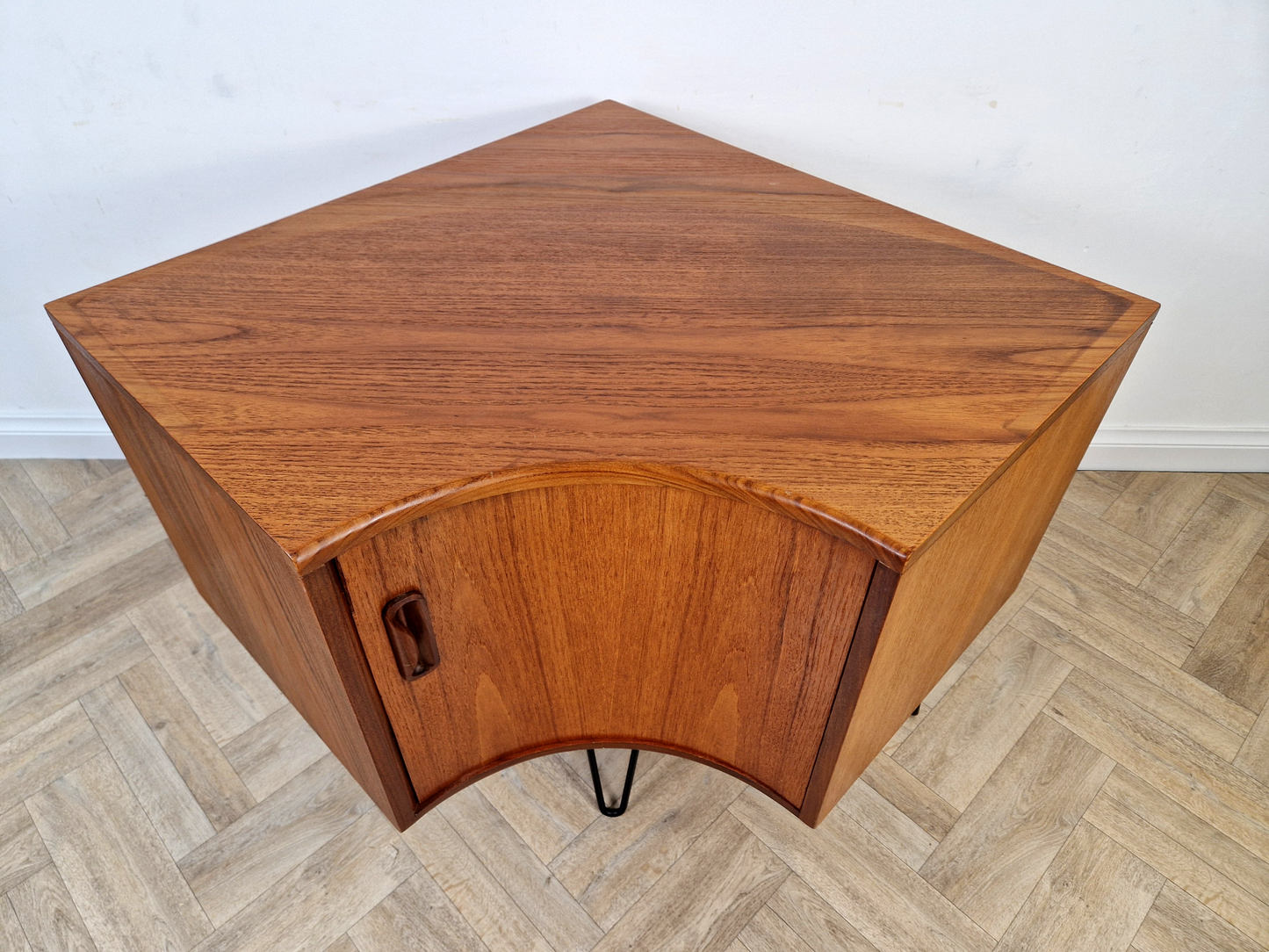 G Plan Fresco Red Label Compact Danish Design Retro Corner Unit Sideboard