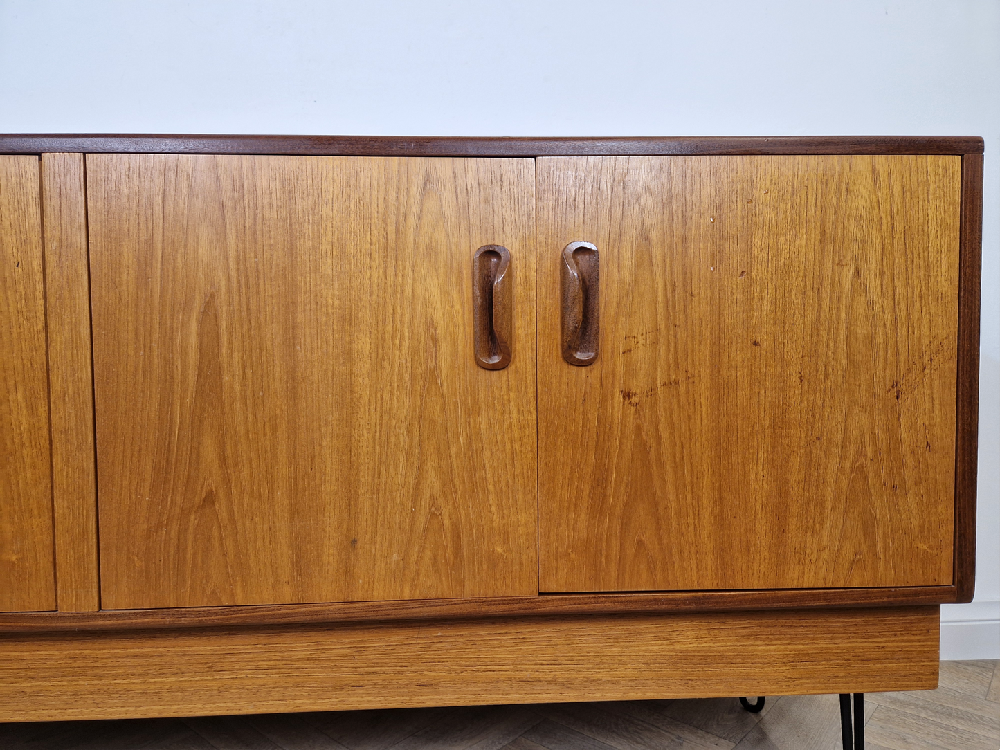 VB Wilkins G Plan Fresco Vintage Mid Century Pyramid Teak Danish Design Sideboard Buffet