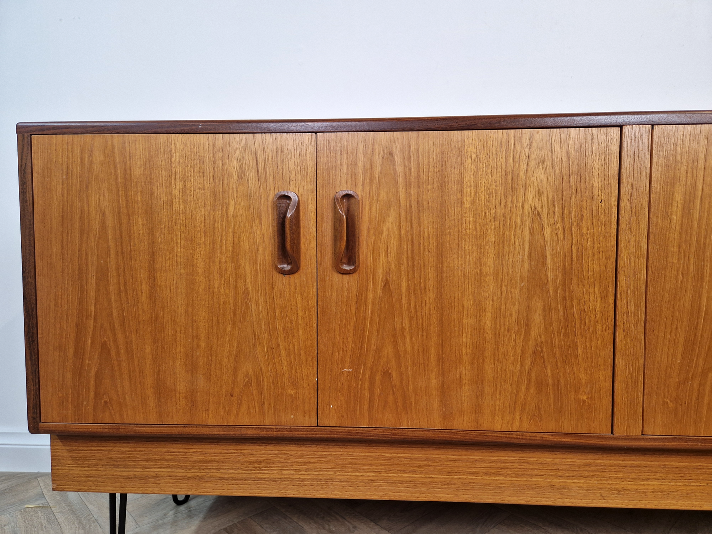 VB Wilkins G Plan Fresco Vintage Mid Century Pyramid Teak Danish Design Sideboard Buffet