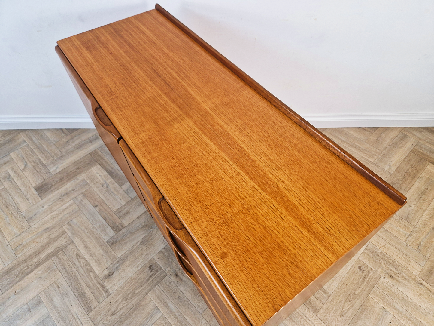 McIntosh Vintage Mid Century Medium Teak Danish Design Compact Sideboard