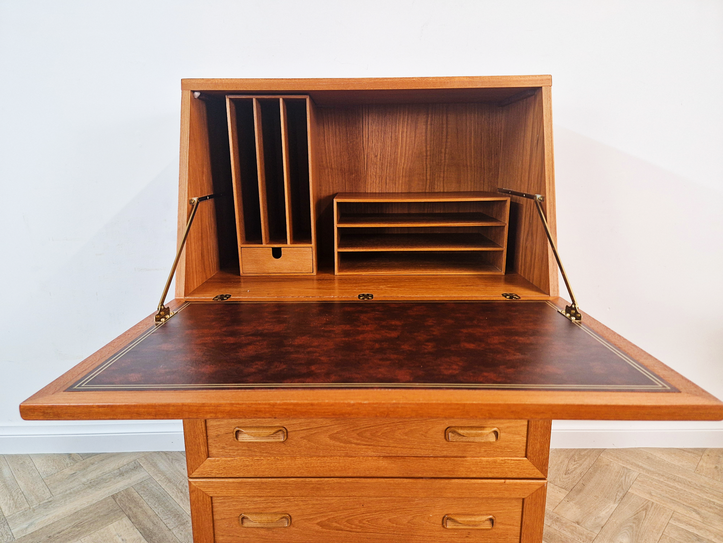 G Plan Fresco Vintage Mid Century Danish Design Teak Bureau Sideboard