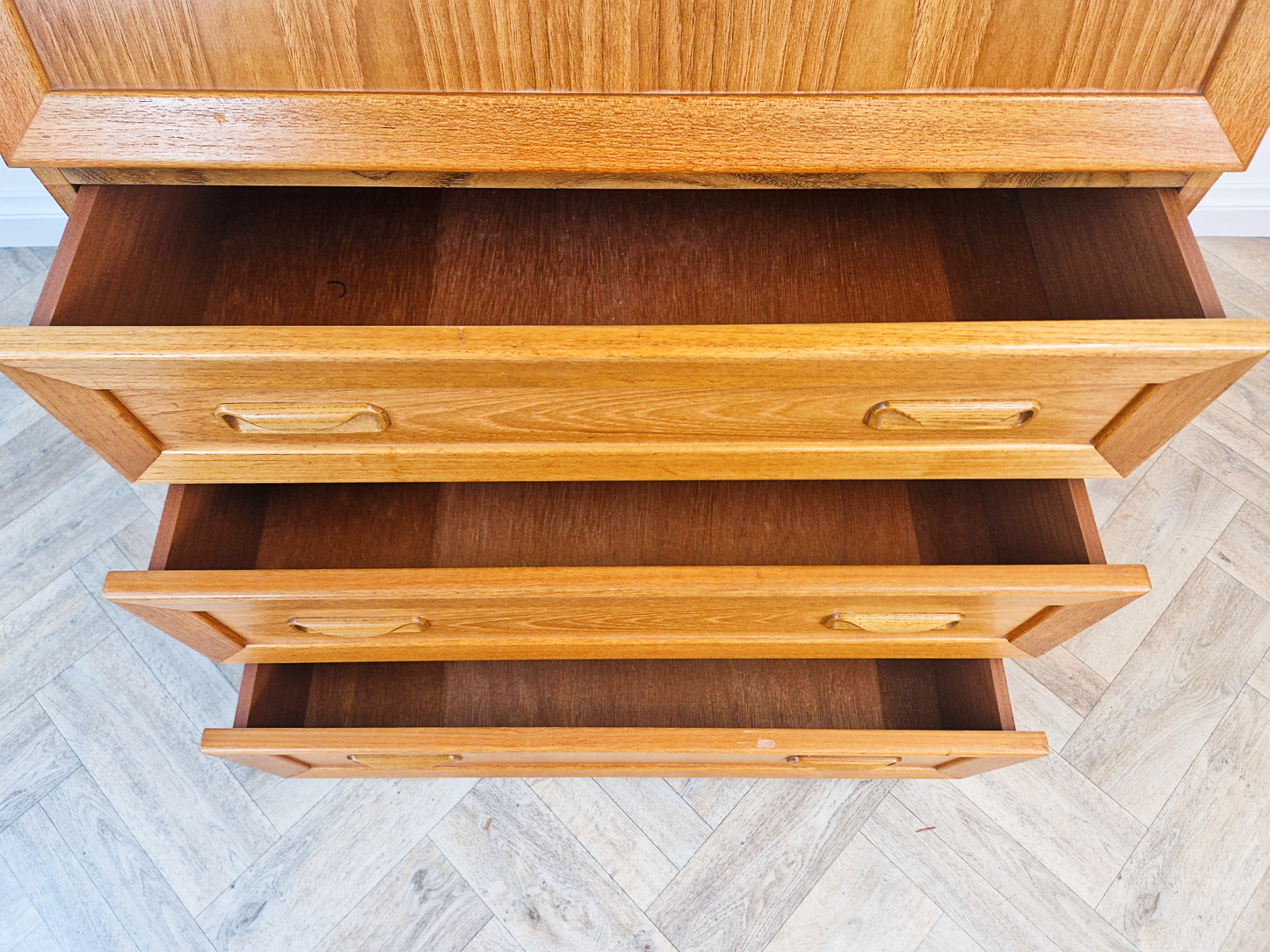 G Plan Fresco Vintage Mid Century Danish Design Teak Bureau Sideboard