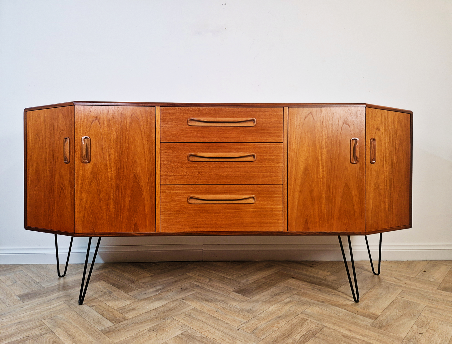 G Plan Fresco Vintage Mid Century Danish Design Medium Teak Sideboard Credenza