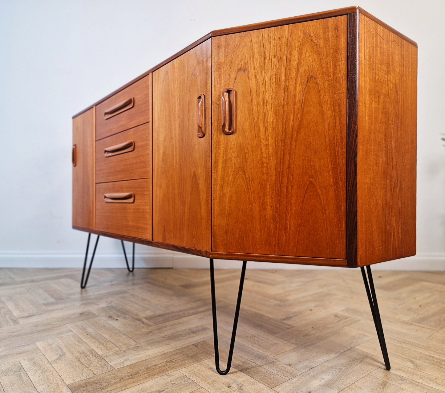 G Plan Fresco Vintage Mid Century Danish Design Medium Teak Sideboard Credenza