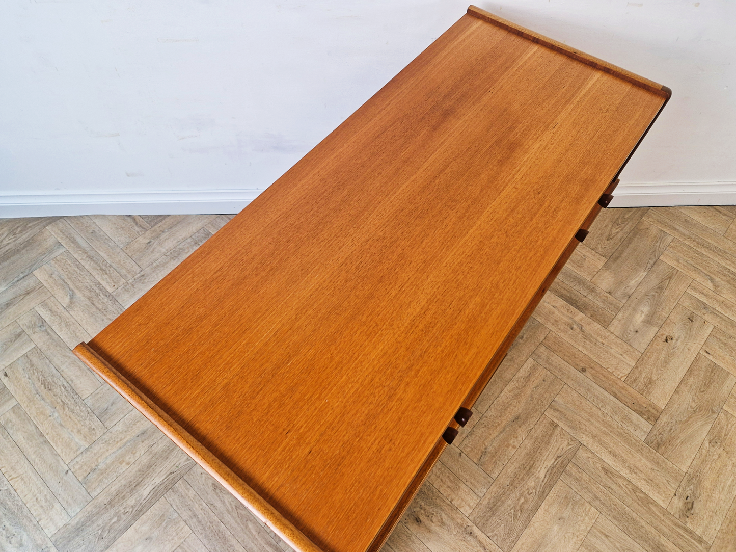 Parker Knoll Mid Century Medium Teak Danish Design Compact Retro Sideboard Cabinet