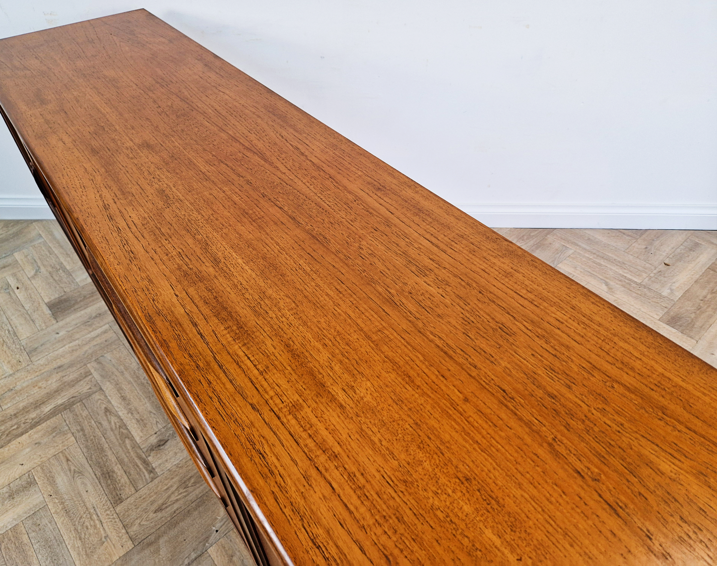 G Plan Fresco Red Label Mid Century Danish Deisgn Long John Sideboard Buffet Credenza