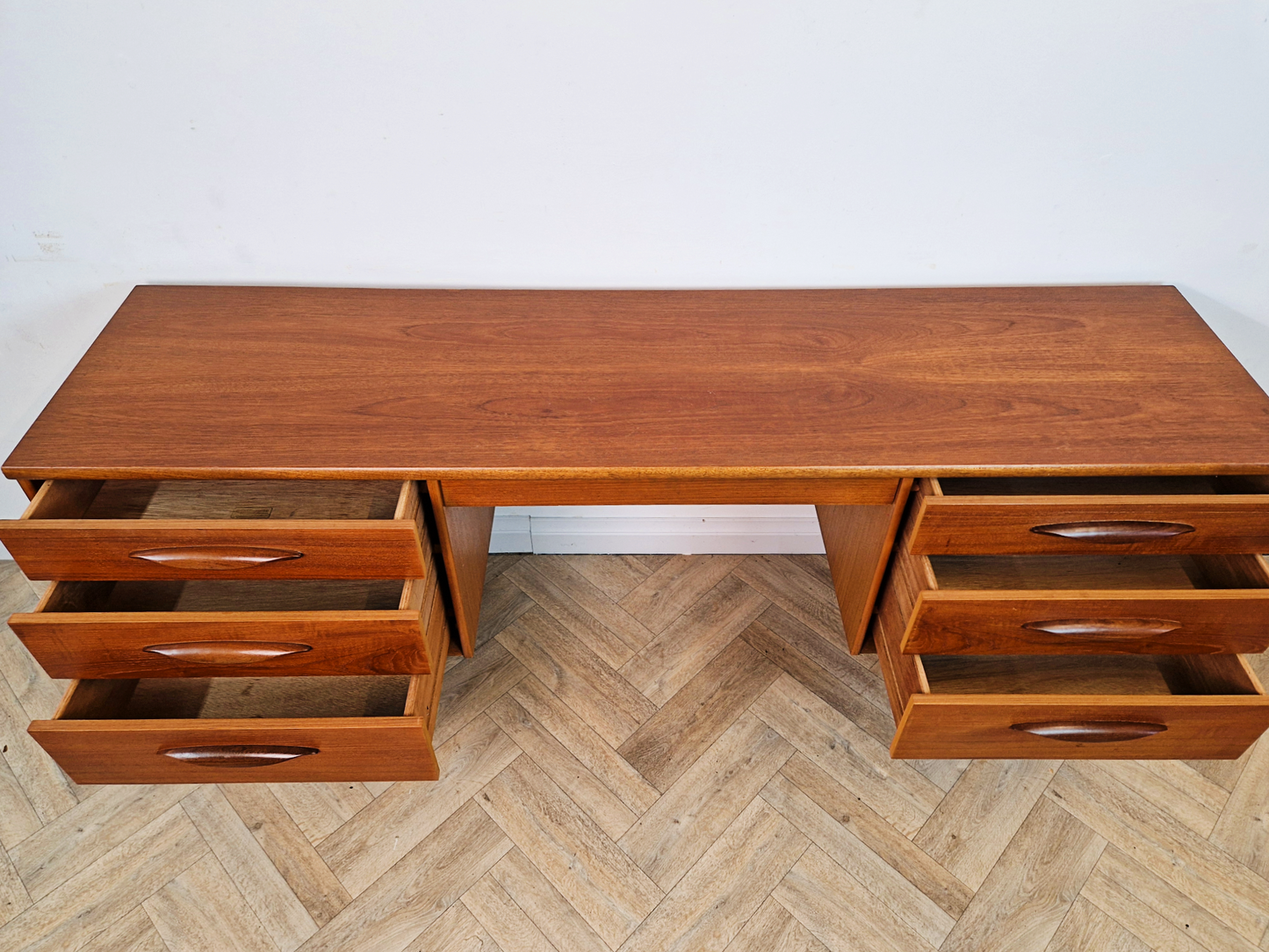 Frank Guille For Austinsuite VIntage Mid Century Danish Design Dresser Desk
