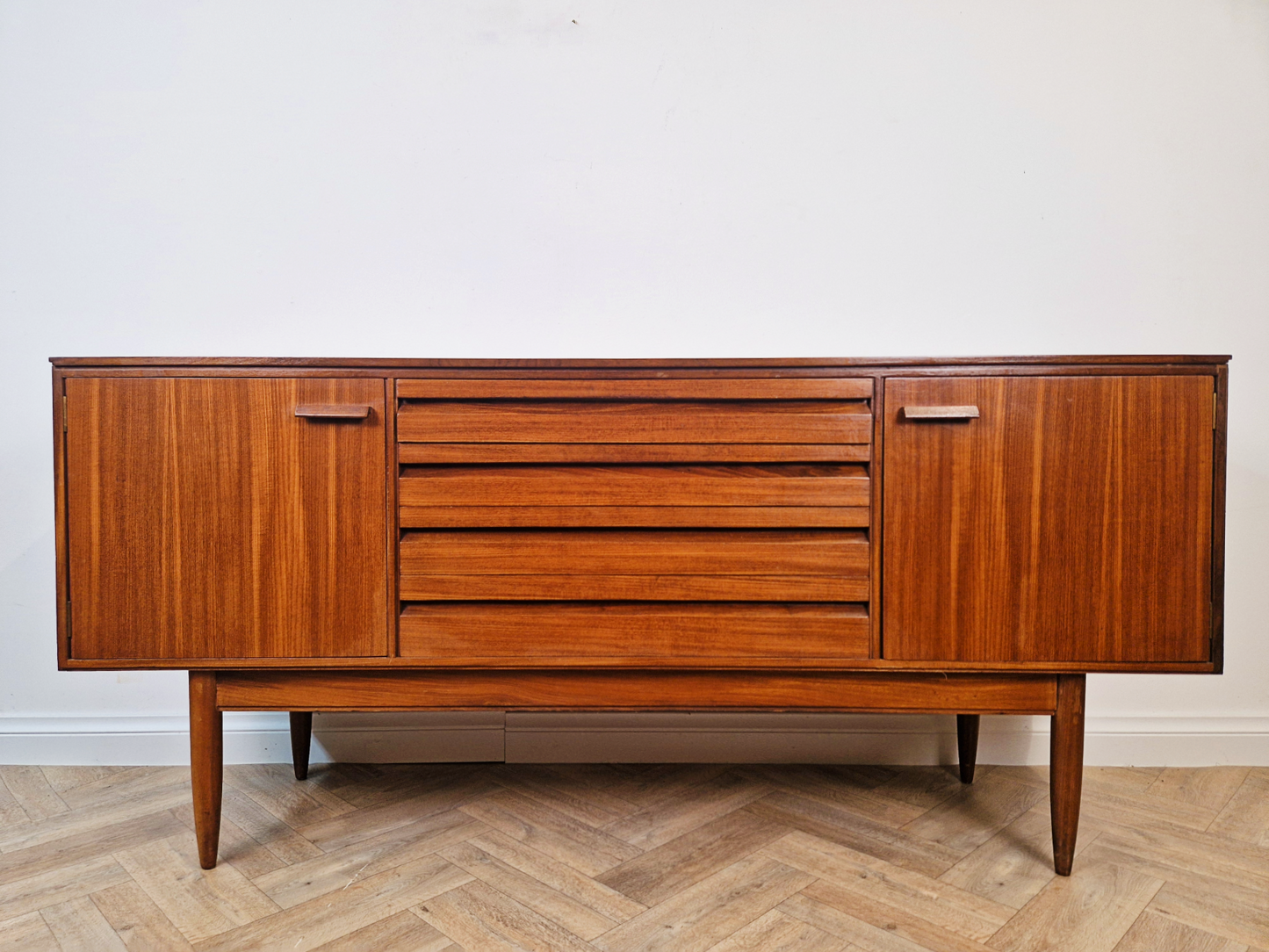 White & Newton Vintage 1960s Mid Century Danish Design Sideboard Buffet Credenza