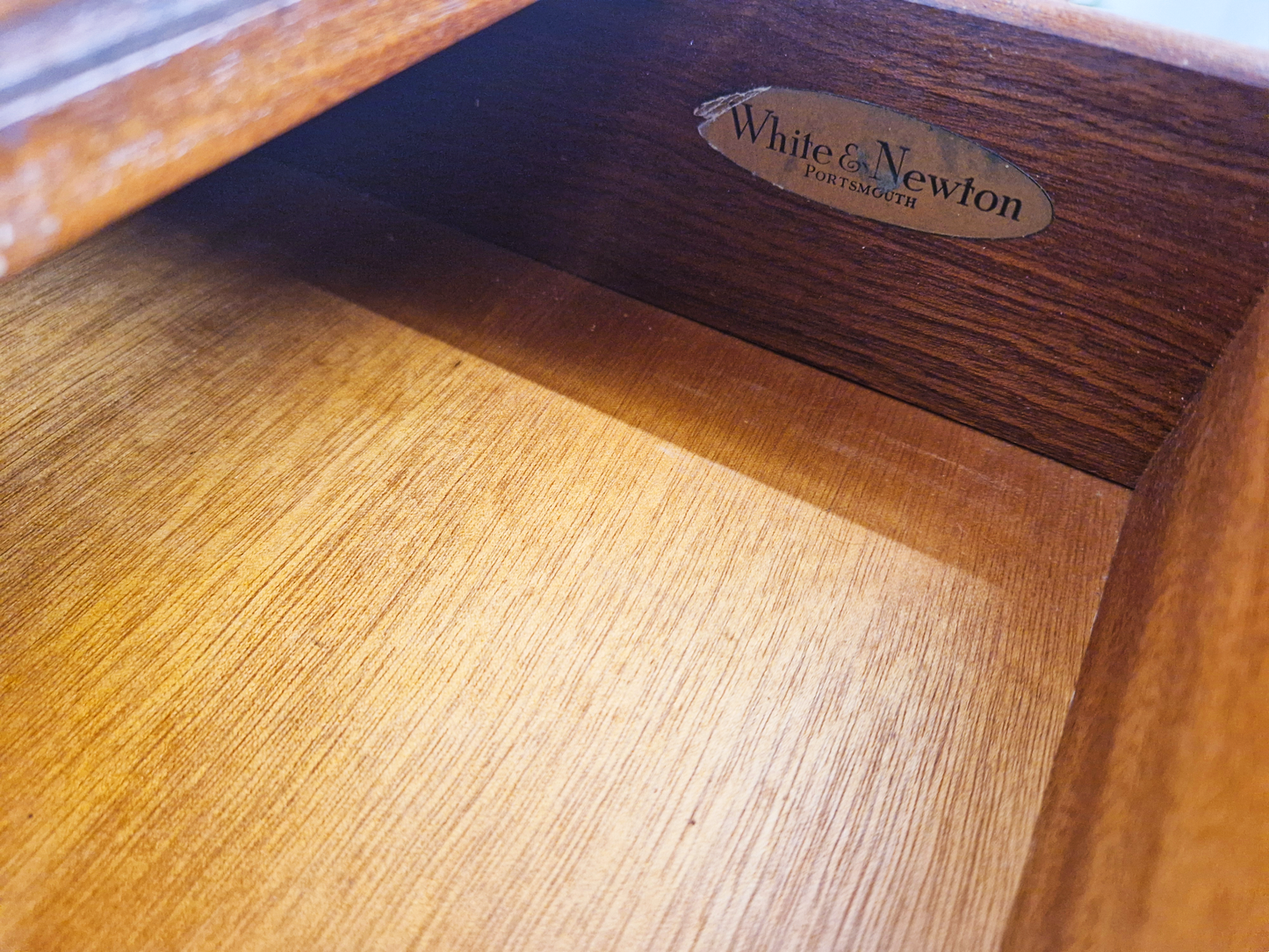 White & Newton Vintage 1960s Mid Century Danish Design Sideboard Buffet Credenza