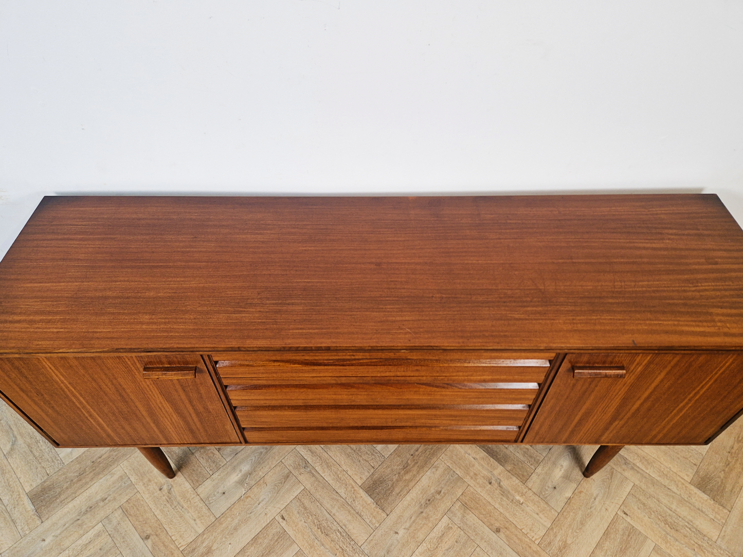 White & Newton Vintage 1960s Mid Century Danish Design Sideboard Buffet Credenza