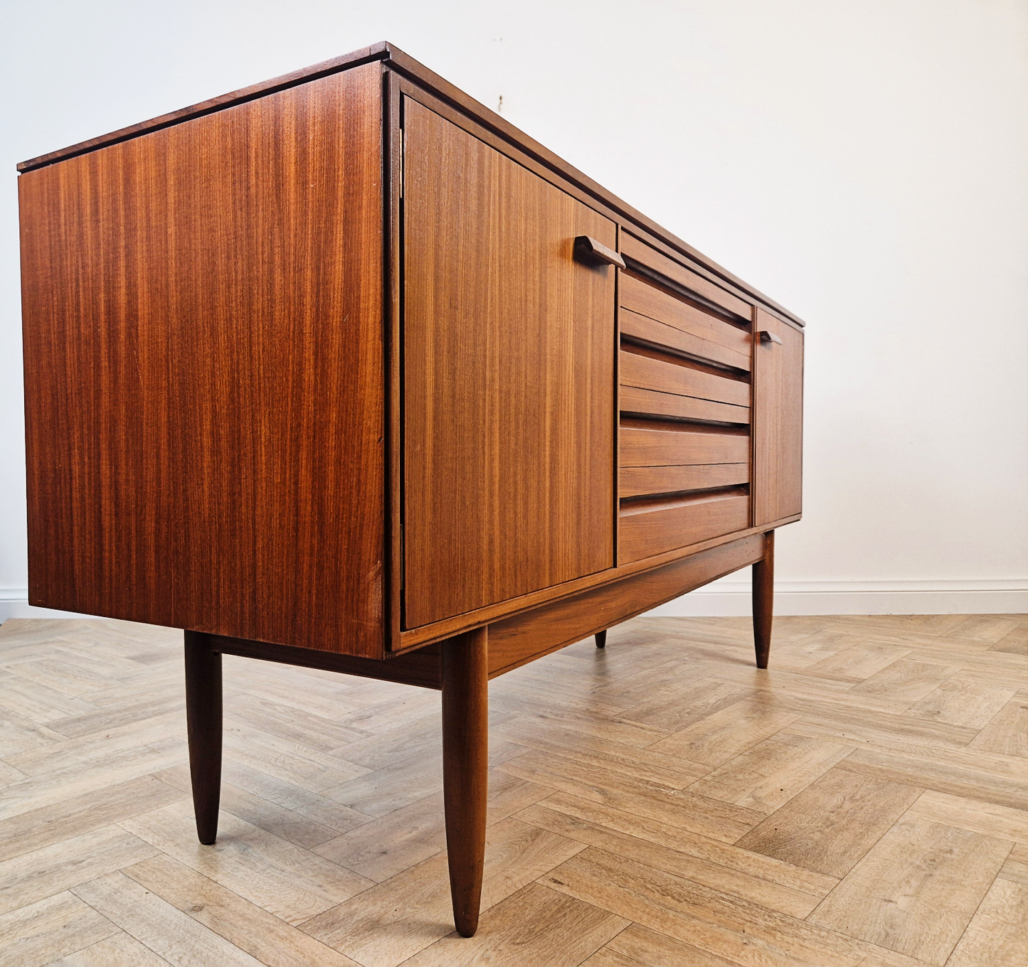 White & Newton Vintage 1960s Mid Century Danish Design Sideboard Buffet Credenza