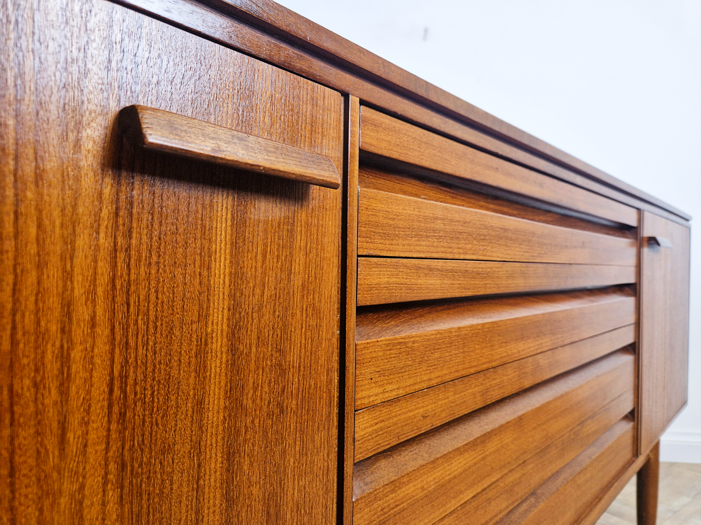 White & Newton Vintage 1960s Mid Century Danish Design Sideboard Buffet Credenza