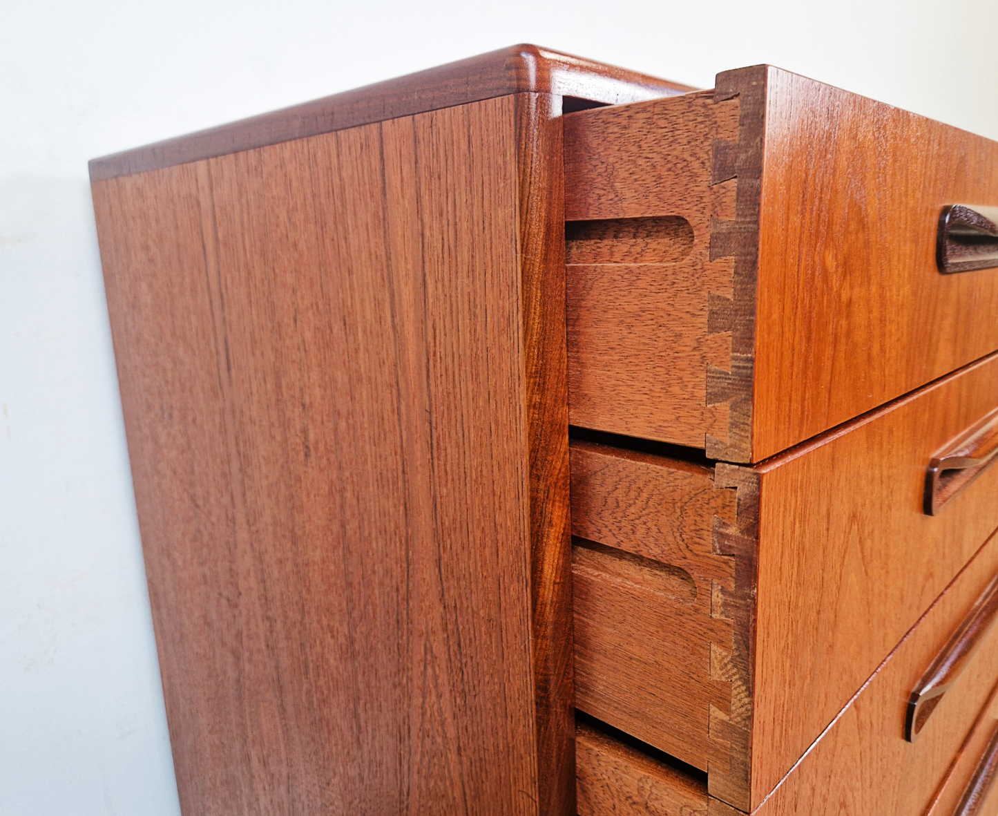 V.B. Wilkins G Plan Vintage Mid Century Danish Design Teak Double Chest of Drawers Sideboard