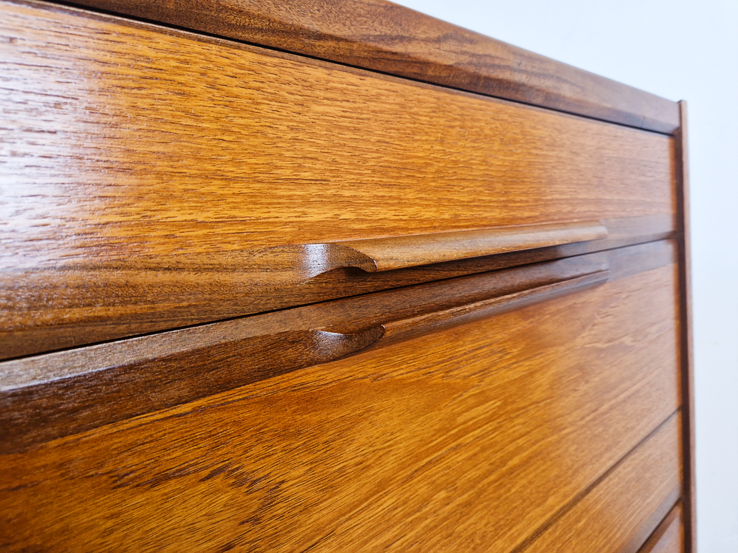 Meredew Vintage Mid Century Danish Design Tallboy Chest of Drawers