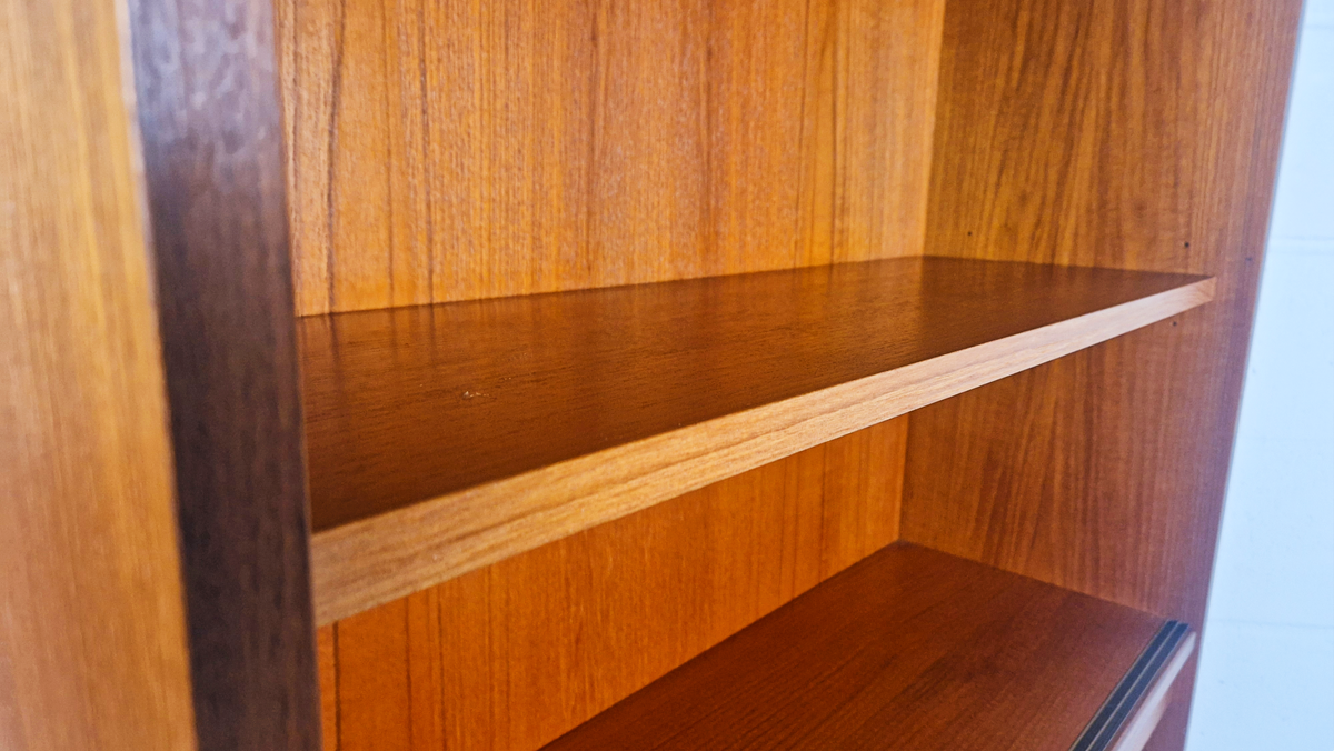 G Plan Fresco Red Label Vintage Mid Century Medium Teak Retro Bookcase