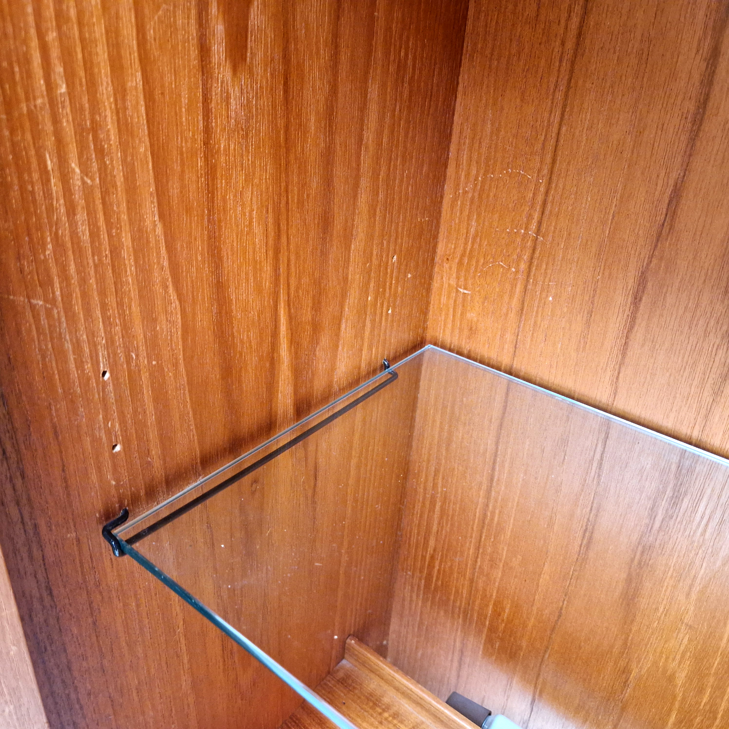 G Plan Fresco Vintage Mid Century Teak & Glazed Glass Bookcase Drinks Cabinet Sideboard