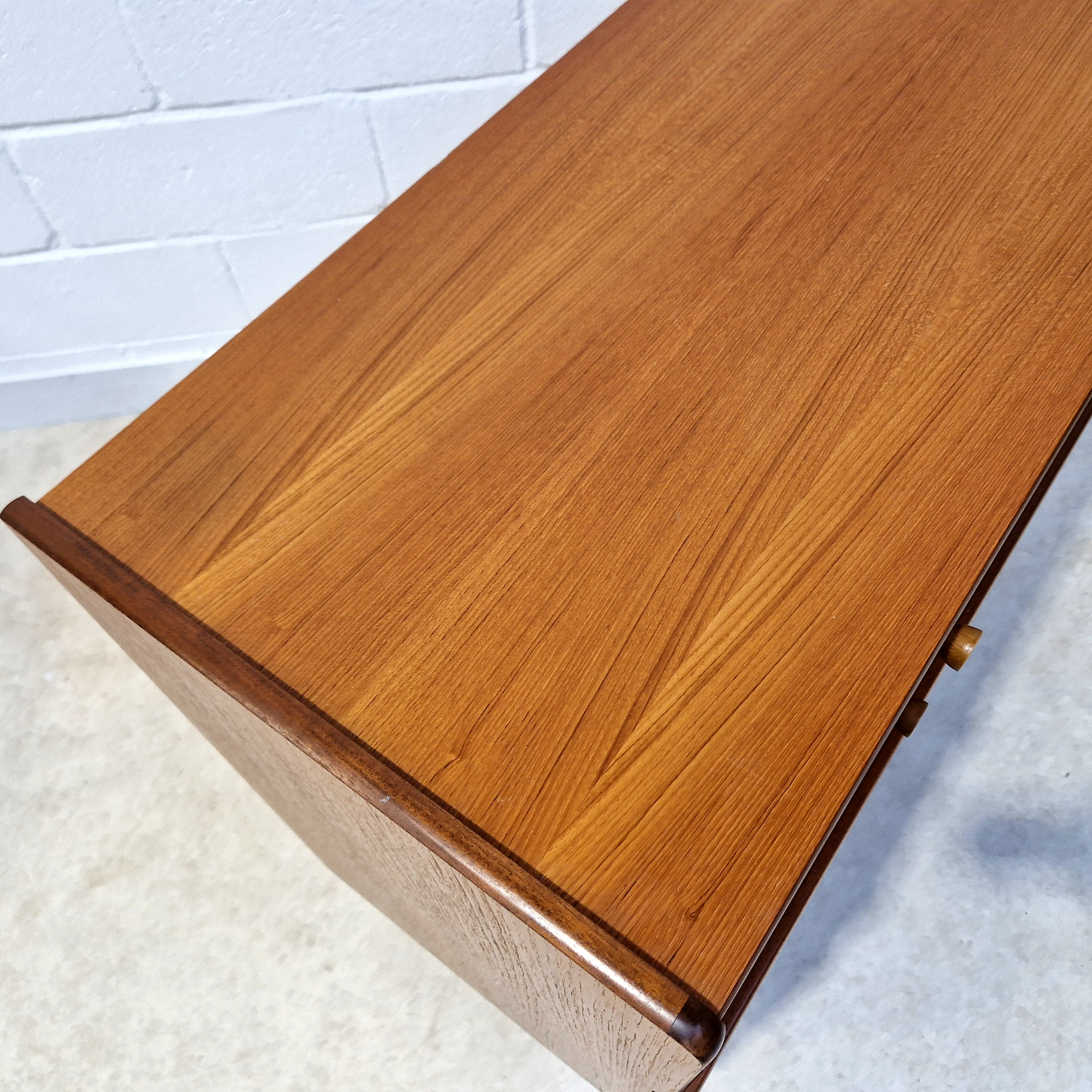 Nathan Mid Century Medium Teak Danish Design Compact Retro Sideboard Cabinet