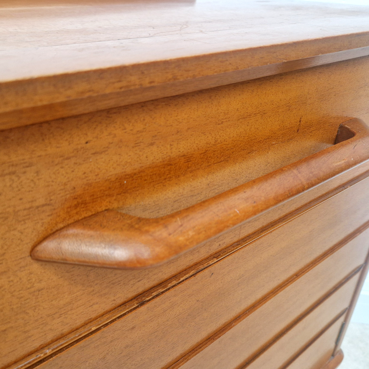 Rare G Plan Redford Vintage Mid Century Light Teak 1950s Sideboard Buffet Credenza