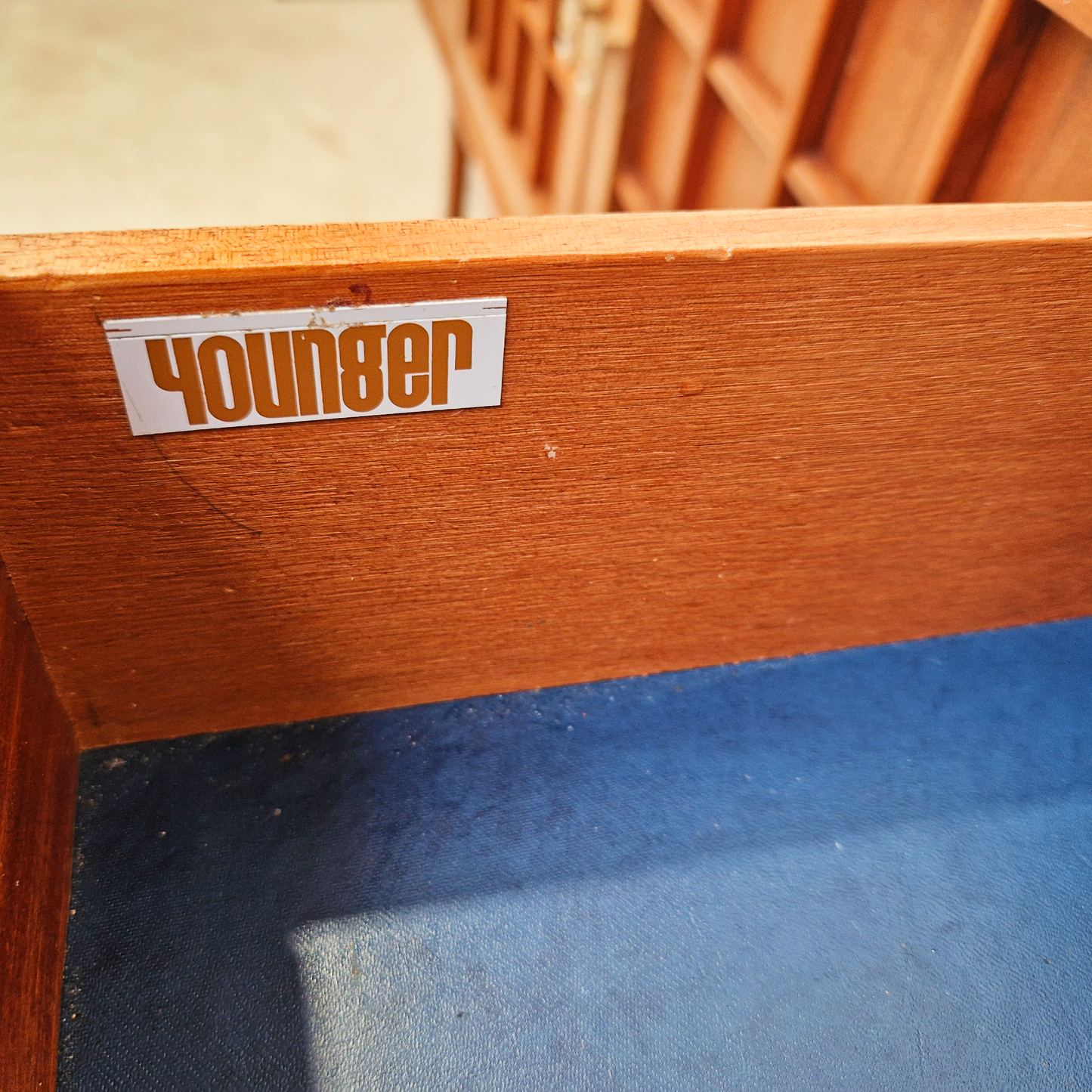 John Herbert For Younger Vintage Mid Century Danish Design Long John Sideboard Buffet Credenza