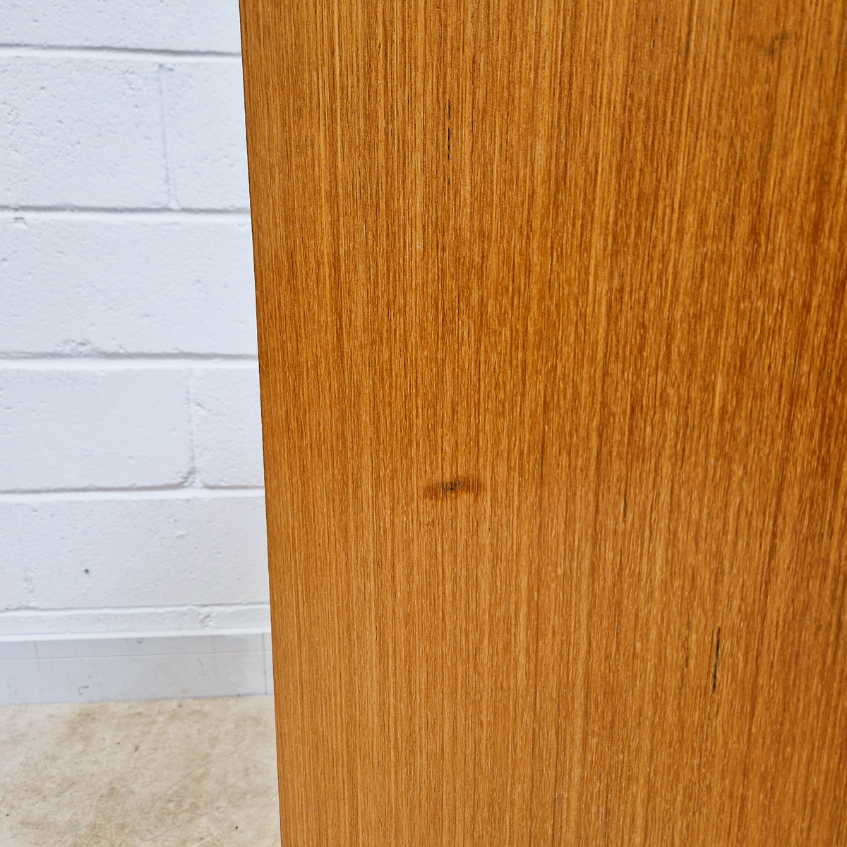 Vintage Mid Century Blond Teak Danish Design Tallboy Chest of Drawers