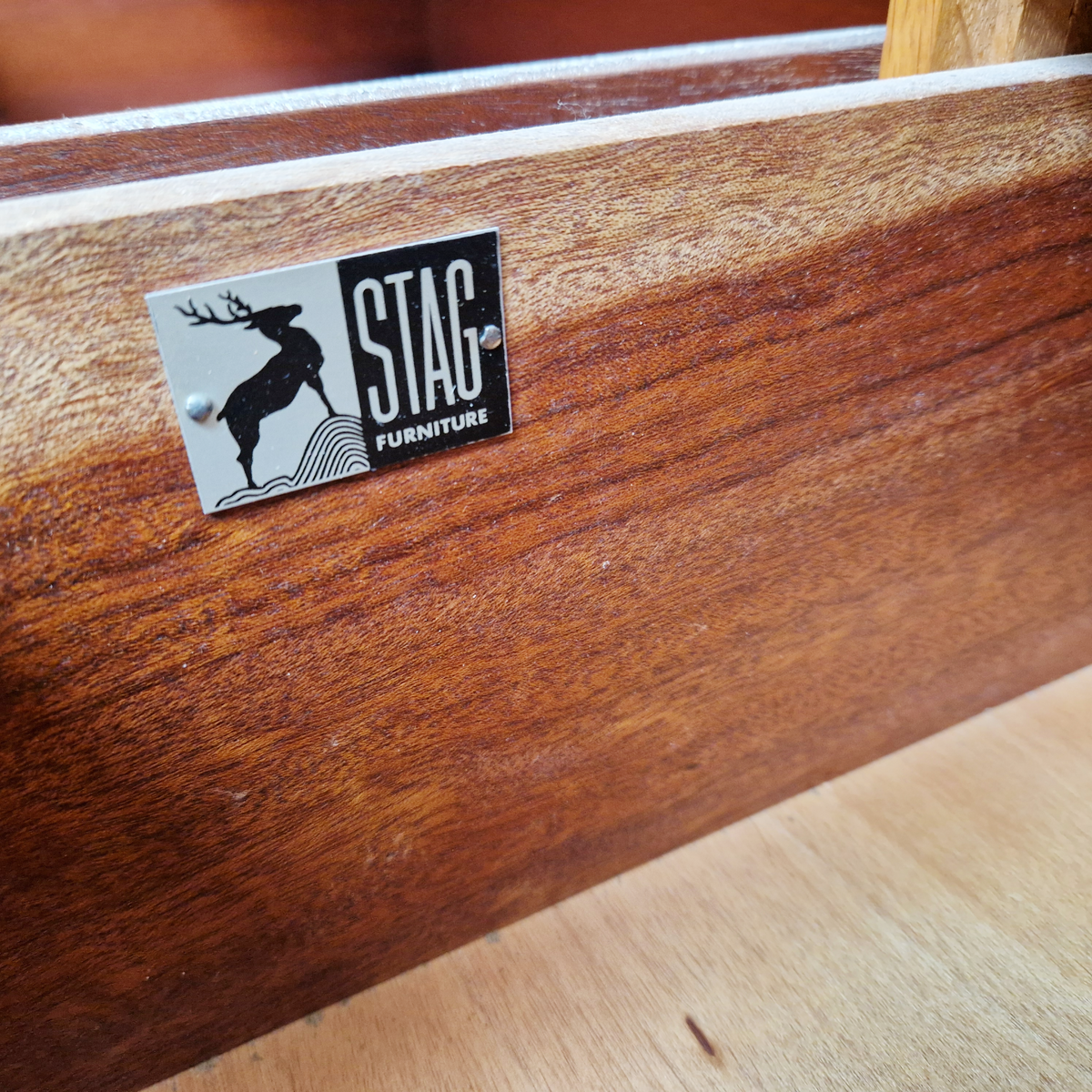 John & Sylvia Reid for Stag Vintage Mid Century Danish Design Sideboard Credenza