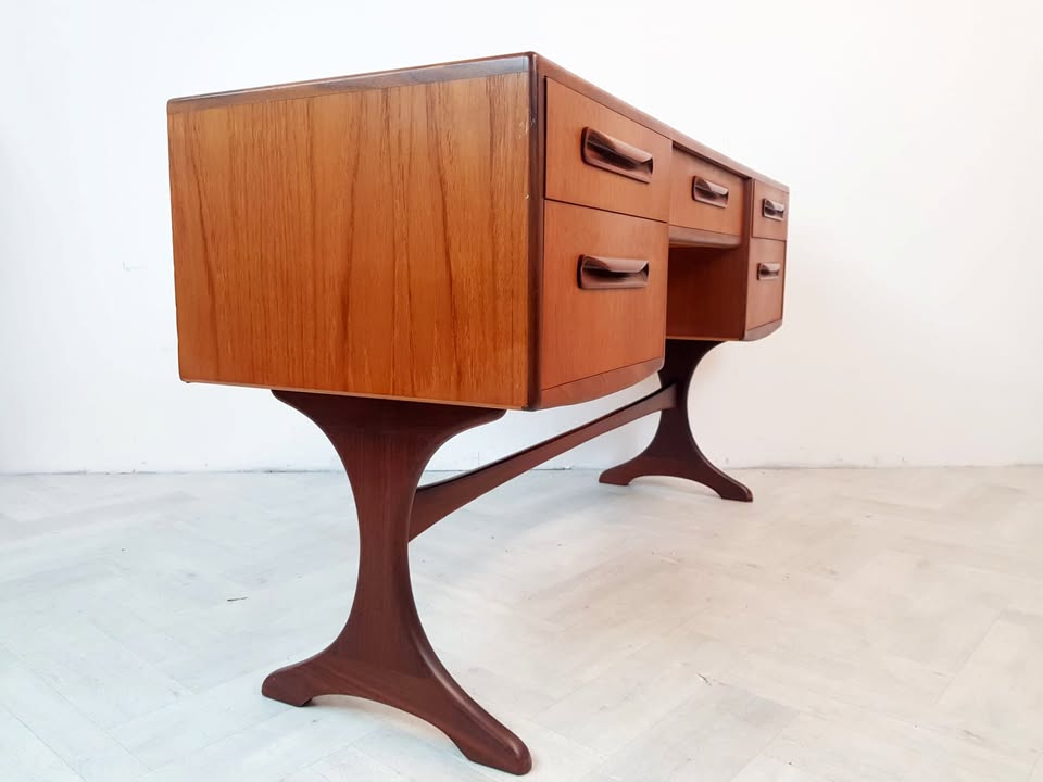 G Plan Fresco Vintage Mid Century Danish Design Teak Desk Dressing Sideboard