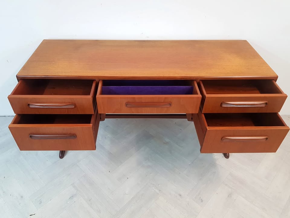 G Plan Fresco Vintage Mid Century Danish Design Teak Desk Dressing Sideboard