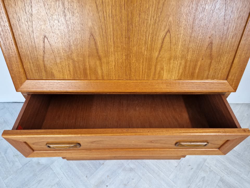 G Plan Fresco Vintage Mid Century Danish Design Teak Bureau Sideboard