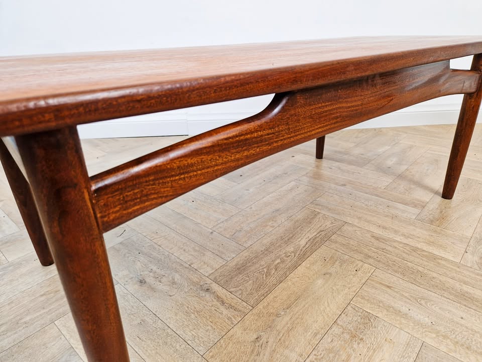 G Plan Brasillia Vintage Mid Century Solid Teak Danish Design Coffee Table