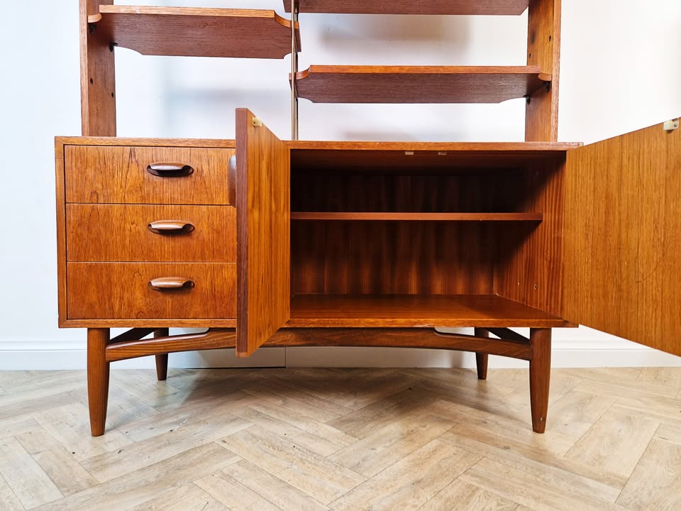 G Plan Gold Label Brasillia Vintage Mid Century Danish Design Sideboard Room Divider Display