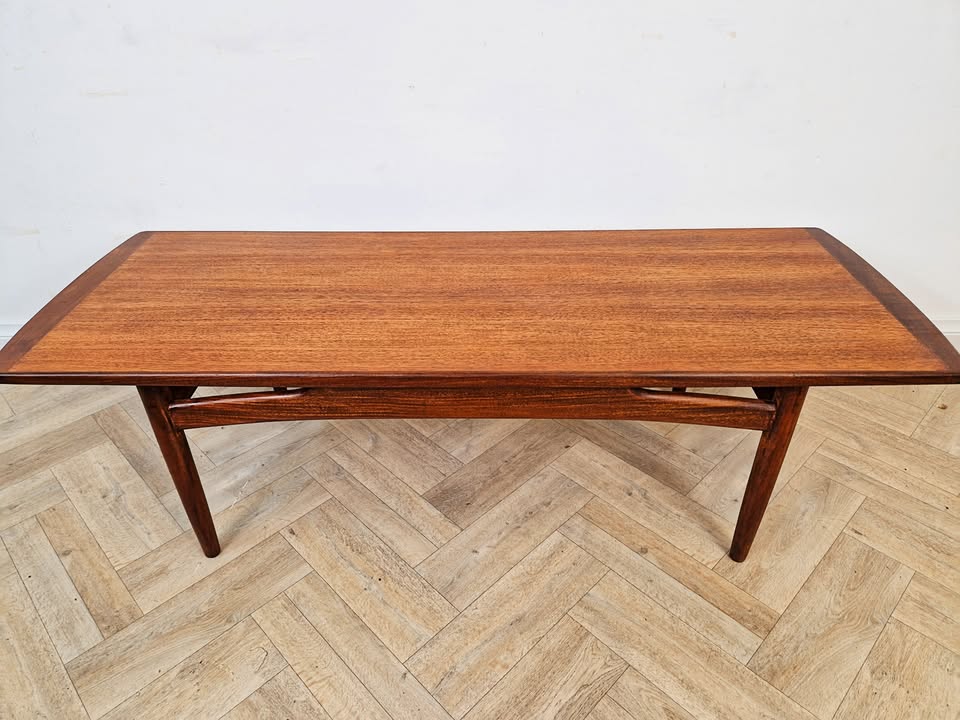 G Plan Brasillia Vintage Mid Century Solid Teak Danish Design Coffee Table