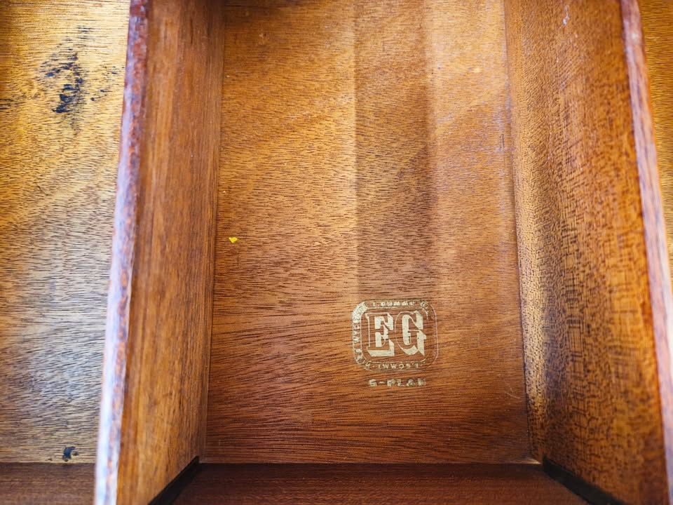 G Plan Gold Label Brasillia Vintage Mid Century Danish Design Sideboard Room Divider Display