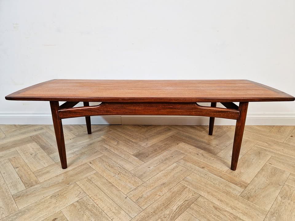 G Plan Brasillia Vintage Mid Century Solid Teak Danish Design Coffee Table