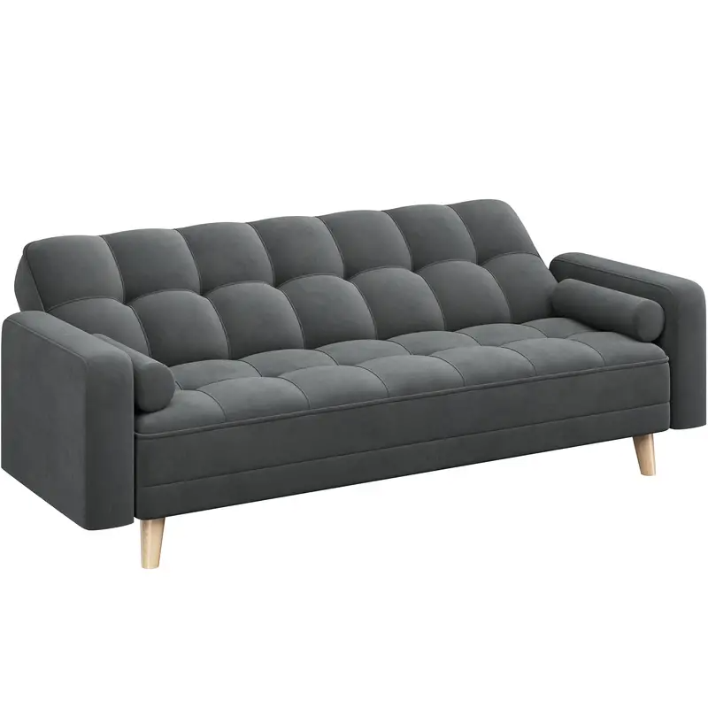 Mid Century Modern 3 Seater Danish Design Sofa Bed TE008
