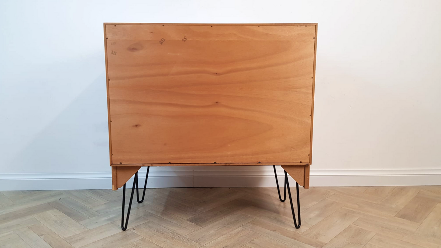 G Plan Sierra Red Label Vintage Compact Mid Century Teak Retro Compact Sideboard