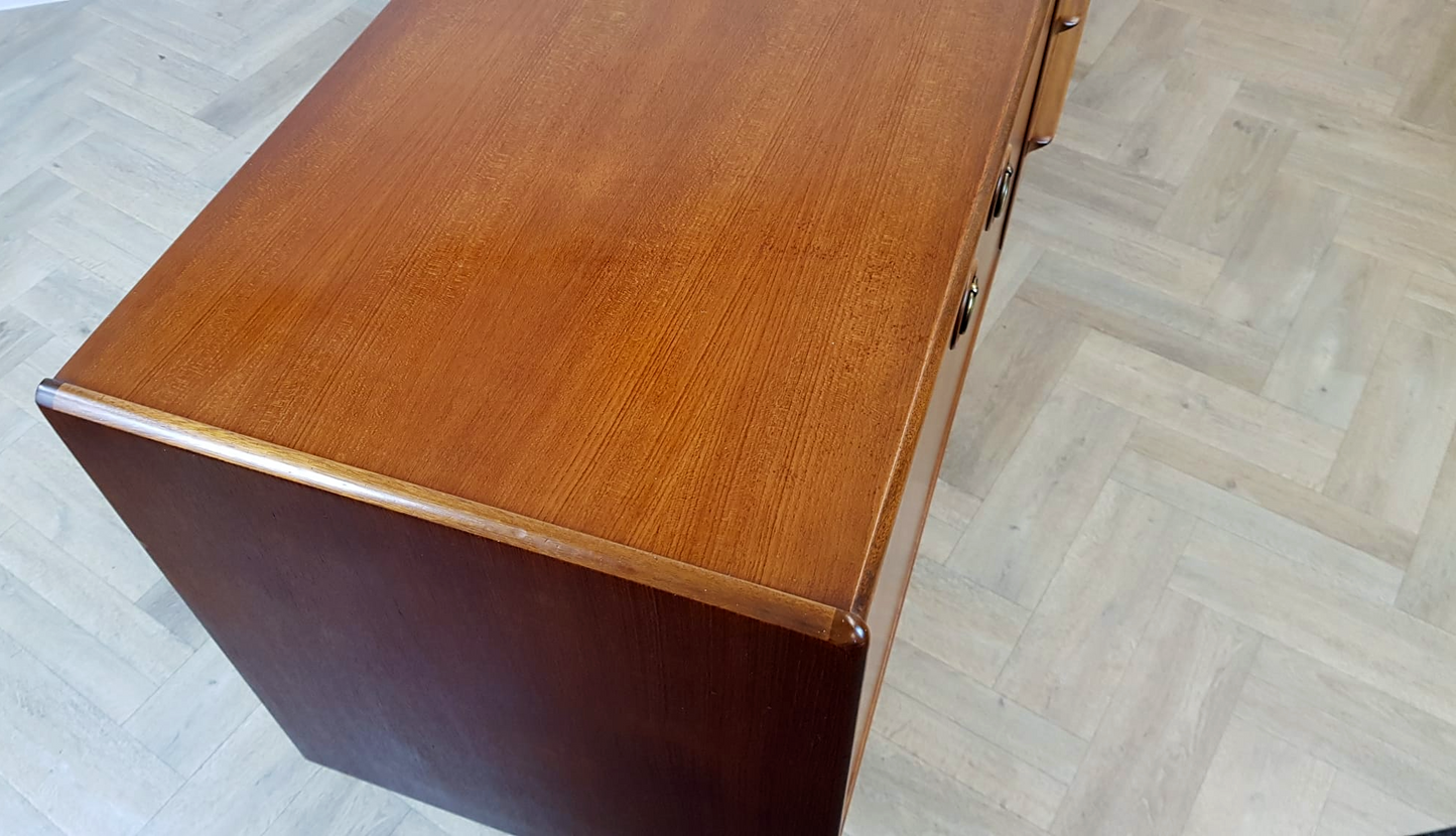 A.H McIntosh Vintage Mid Century Medium Teak Danish Design Long Sideboard Buffet Credenza