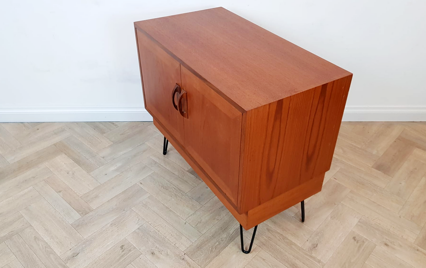 G Plan Sierra Red Label Vintage Compact Mid Century Teak Retro Compact Sideboard