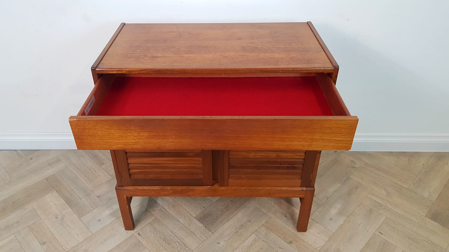 A.H McIntosh Vintage Mid Century 1960 Solid Teak Danish Design Compact Sideboard