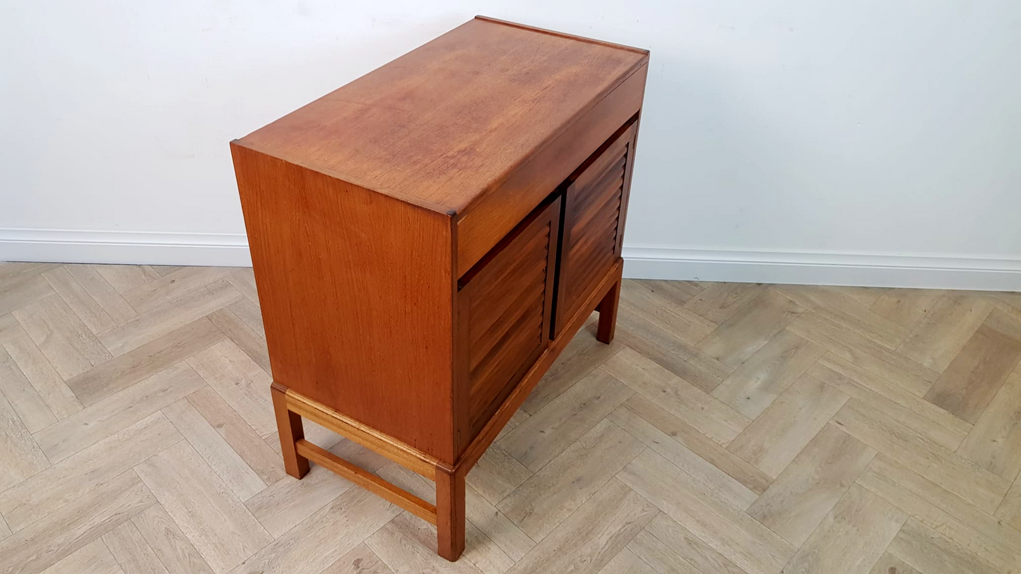 A.H McIntosh Vintage Mid Century 1960 Solid Teak Danish Design Compact Sideboard