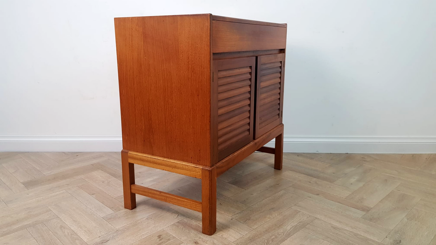 A.H McIntosh Vintage Mid Century 1960 Solid Teak Danish Design Compact Sideboard