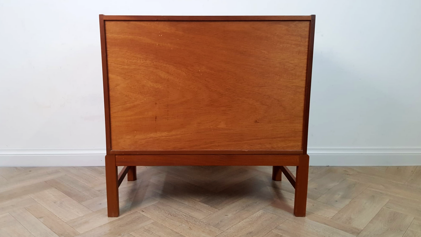 A.H McIntosh Vintage Mid Century 1960 Solid Teak Danish Design Compact Sideboard