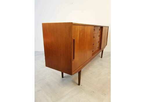 Clausen & Son Vintage Danish 1960s Mid Century Teak Sideboard Buffet Credenza