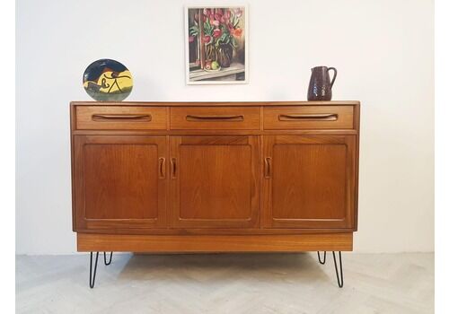 G Plan Fresco Vintage Danish Design Medium Teak Compact Retro Sideboard