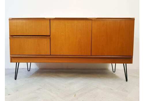 McIntosh Vintage Mid Century Golden Teak Danish Design Sideboard Buffet Credenza