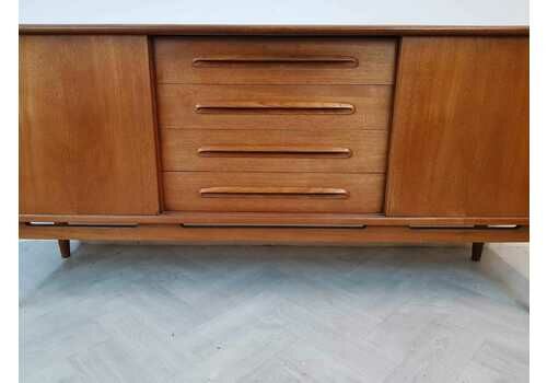 Nils Jonsson for Troeds Vintage 1960s Pyramid Teak Swedish Sideboard Buffet Credenza